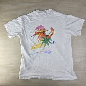 Vintage 90s OCEAN PACIFIC O.P. Sunwear Surf Hawaii Shirt Size Medium‎ Distressed
